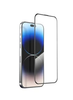 HEXABEX iPhone 15 Screen Protector High Quality Tempered Glass Screen Protector for iPhone 15 6.1" Black/Clear  - Image 1