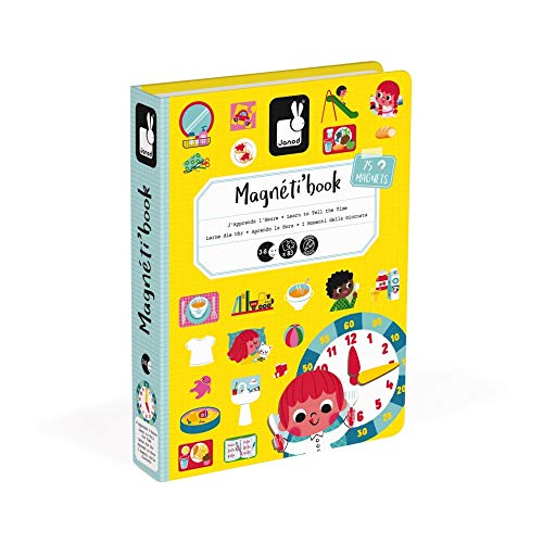 Janod MagnetiBook 94 pc Magnetic Telling Time Game - Ages 3+ - J02724 - Image 4