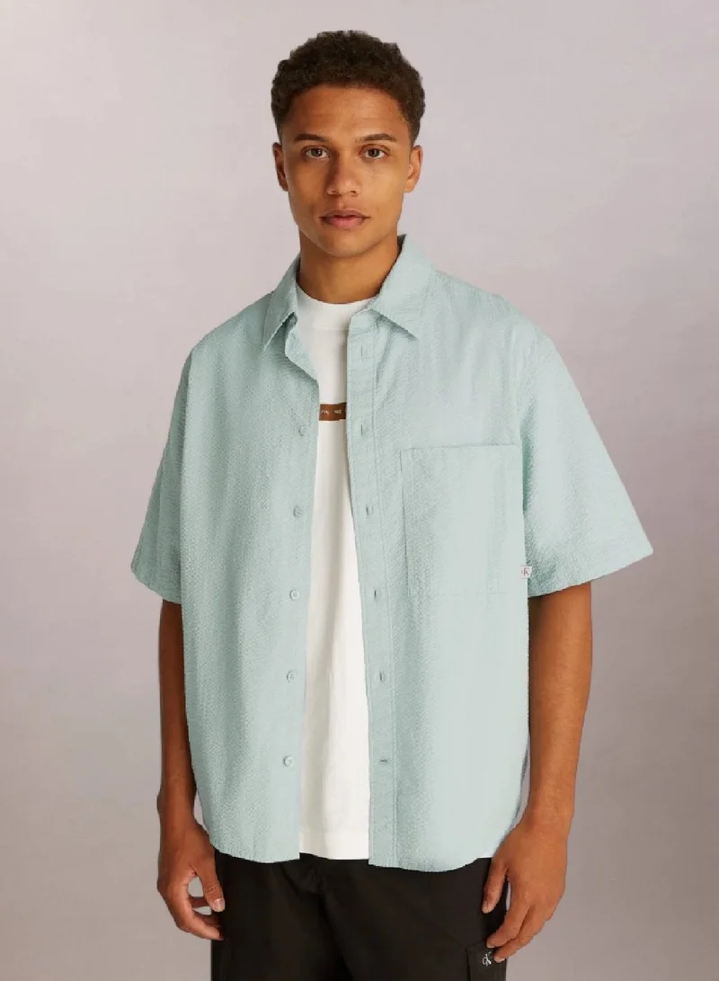 Seersucker Short Sleeve Shirt