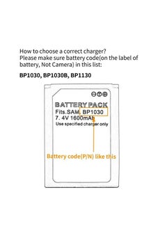 Norifon BP1030 USB Charger for Samsung NX1000, NX200, NX210, NX300 Camera and More  - Image 2