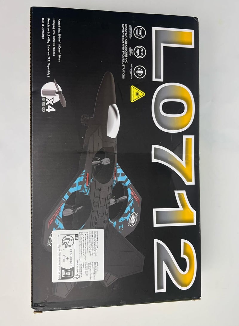 RC Aeroplane 2.4GHz Remote Controlled Aeroplane L0712 Quadcopter Floating Fighter Plane RC Aeroplane RTF for Beginners, Children and Adults, APlane Toy with Coloured Lights USB Charging  - Image 3