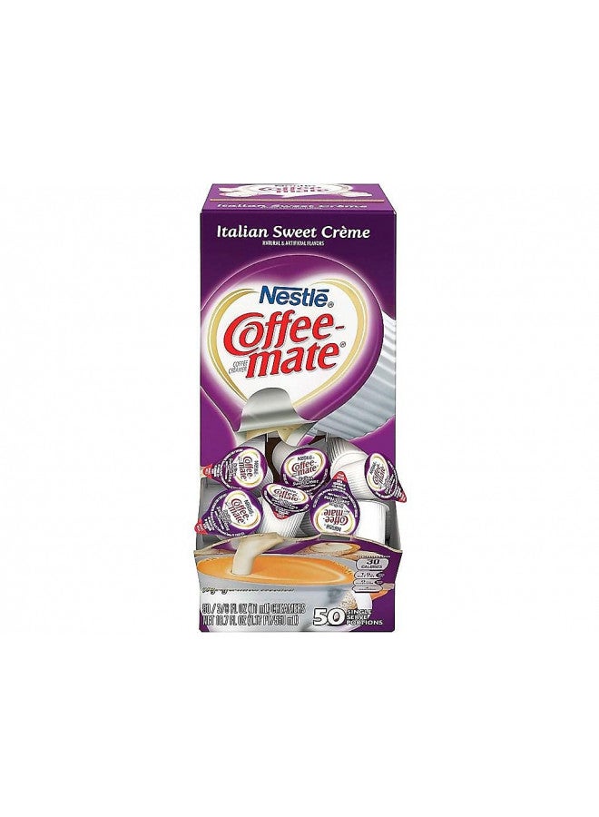 Nestle Coffee-mate 84652 Liquid Coffee Creamer, Italian Sweet Creme, 0.375 oz Cups (Box of 50) - Image 3