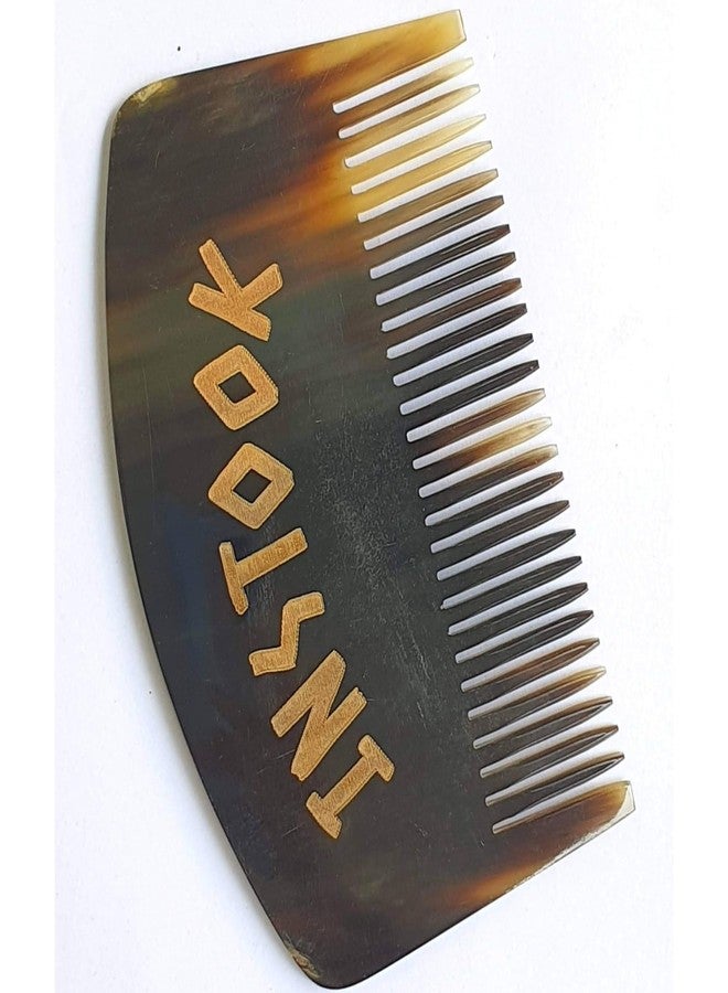YD Designs Natural Horn Hair/Health Care Hairdressing Comb - Image 1