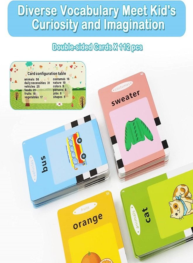 Educational Toy for Kids Listen and Learn Literacy Audible Flash Cards for Toddlers 1-6 Years Old Boys Girls - Image 5