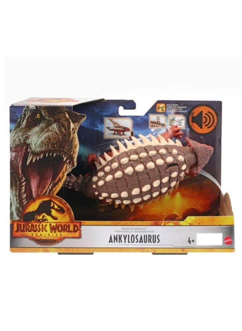 JURASSIC WORLD Dominion Roar Strikers - Ankylosaurus  - Image 1