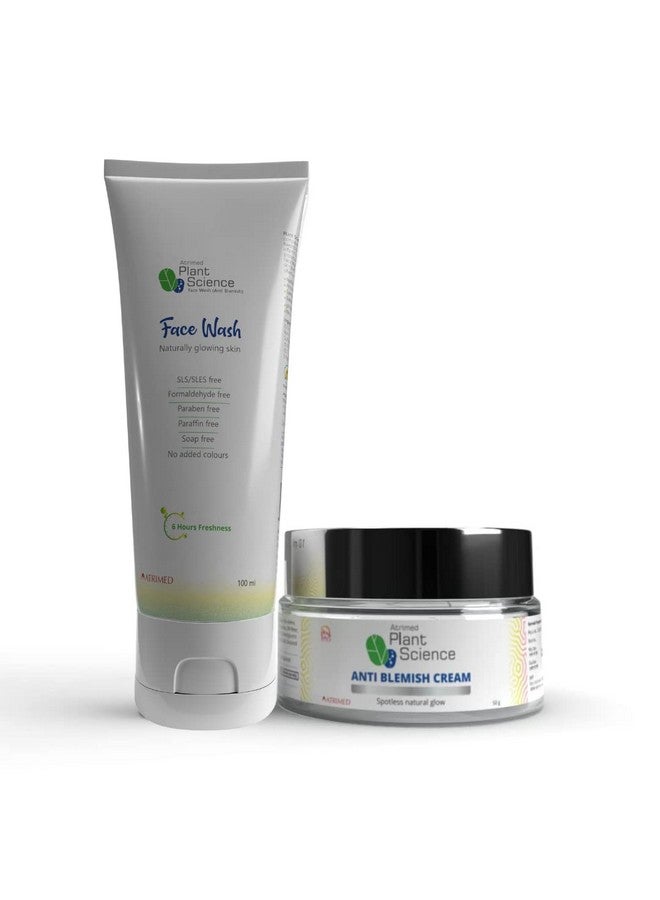 Atrimed Plant Science Anti Blemish Cream and Anti Blemish Face Wash Combo Pack of 2 - Image 1