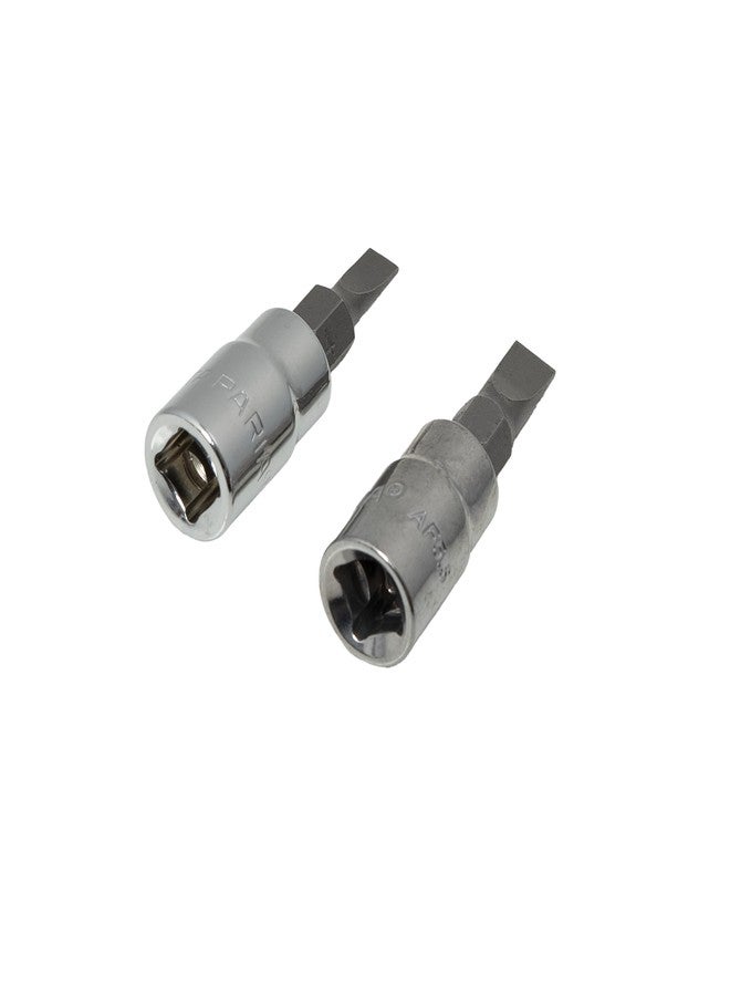 Taparia 1/4" Square Drive Flat (4, 5.5 mm) & Philips (PH1, PH2) Bit Set Combo-Hardened CrV Steel Socket S2 Hex Bits-Compatible Ratchets, Wrenches, Power Tools-For Workshops, Garages, DIY - Image 3