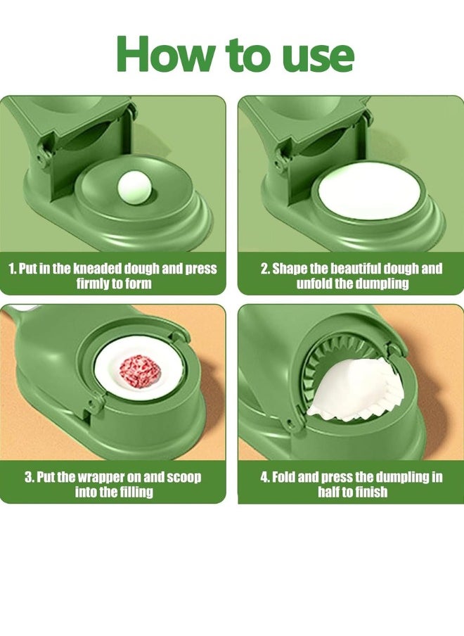 JUNARIS 2 in 1 Dumpling Maker Manual Dumpling Dough Press tool, Samosa maker,Pelmeni Maker,Gyoza Maker, Mouth Bag Shaper, DIY Dumplings Skin Maker for Dumpling, Ravioli, Making, Dumpling Making Device Machine Multifunctional Empanada Press for Home Kitchen Use  - Image 3