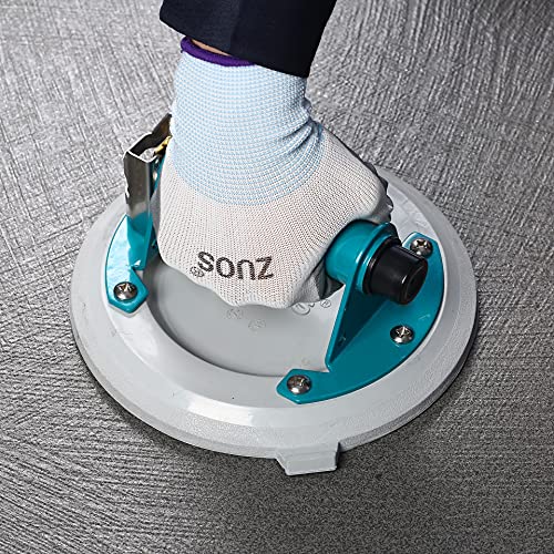 ZUOS 8" vacuum Suction Cup for Granite & Glass Lifting, Vacuum Suction Cup Vacuum Glass Lifter with Metal Handle and ABS Pump,500 lbs Load Capacity(Gray suction cup) - Image 5