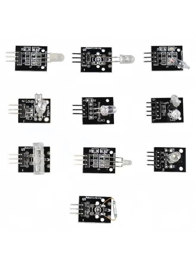 OMEVE 37-in-1 Multicolour Sensor Module Set – Comprehensive Electronic Components Kit - Image 4