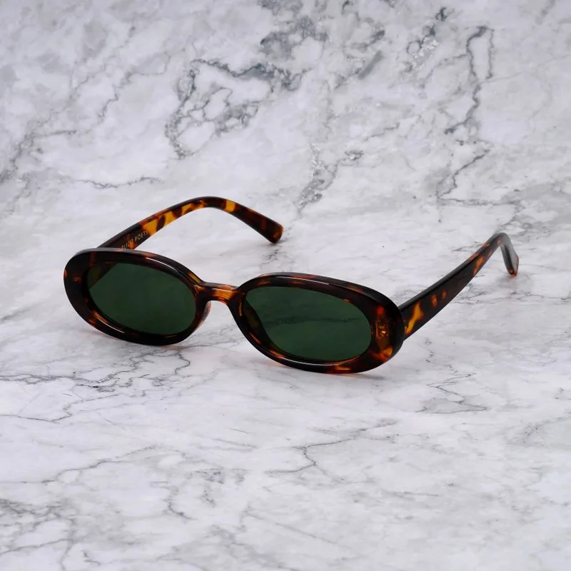 Explicit Poets EXPLICIT POETS 31EP4-SOPHIE TORTOISE-GREEN SUNGLASSES