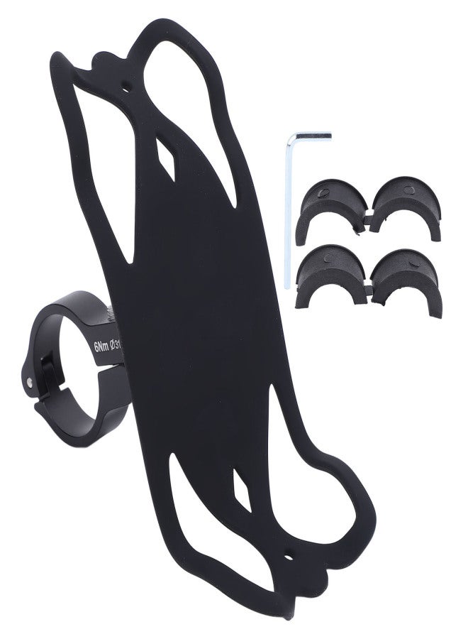 GUB Cycle Phone Mount Handlebar Clamp Ring Fixed 360° Rotatable Cycle Phone Holder for 4 to 7 Inch Cell Phone - Image 1