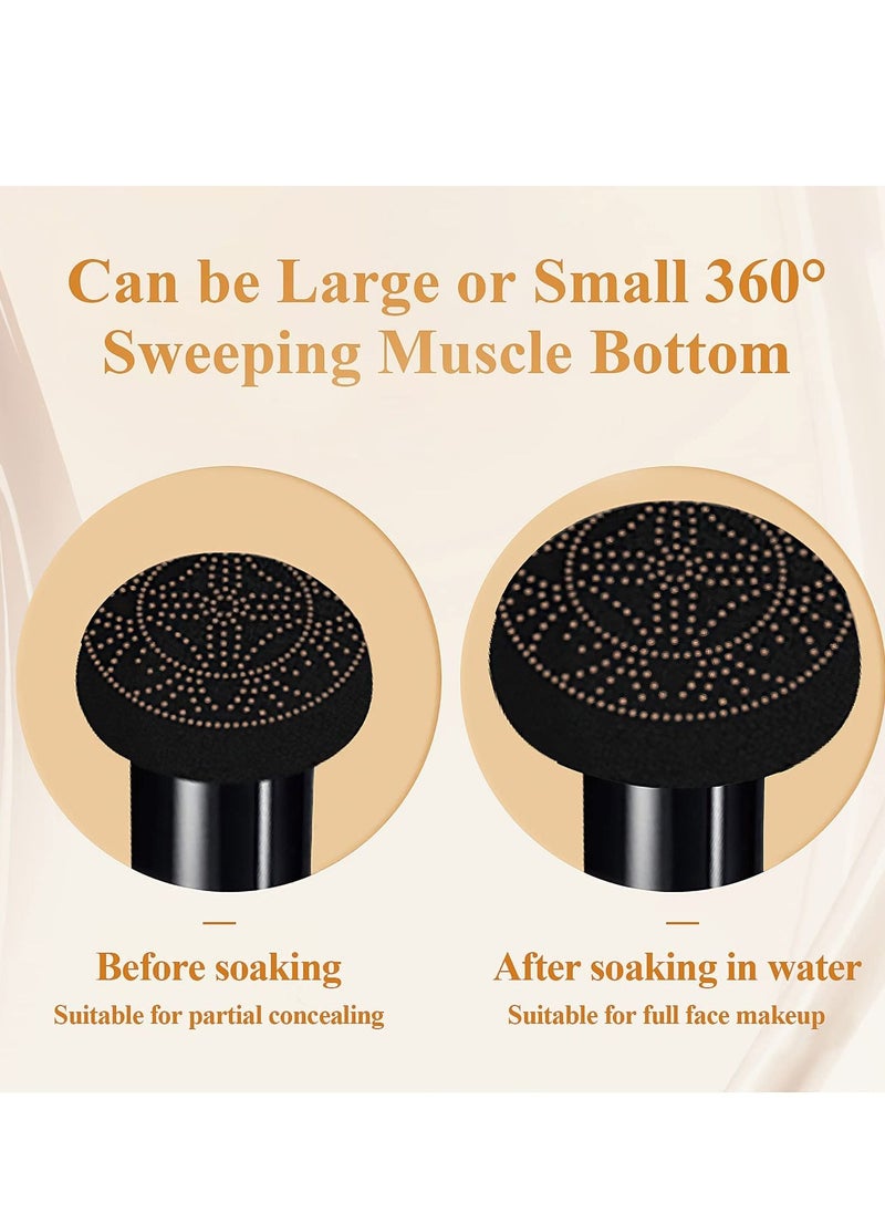 EELHOE Mushroom Head Air Cushion CC Cream - BB Cream Face Makeup Foundation for Mature Skin Moisturizing Concealer Brighten Long-Lasting, Even Skin Tone for All Skin Types  - Image 4