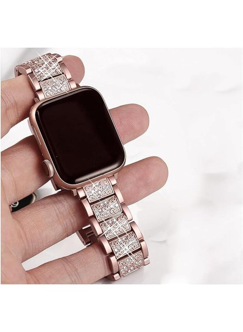 Y&D For Apple Watch 38/40/41mm Full Diamond Zinc Alloy Strap - Image 3