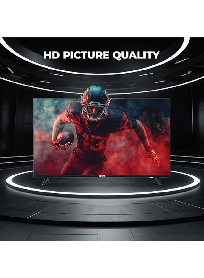 SPJ 32-Inch HD Smart LED TV – WebOS Platform, Dolby Audio, Magic Remote, Apple AirPlay, Built-in Wi-Fi, HDMI & USB Ports, YouTube/Netflix/Prime Apps – Black | 1-Year Warranty - Image 3