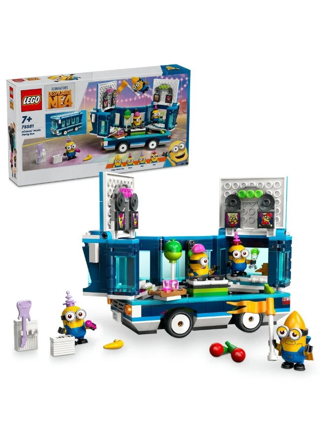 LEGO Despicable Me Minions’ Music Party Bus 75581 (379) Pieces