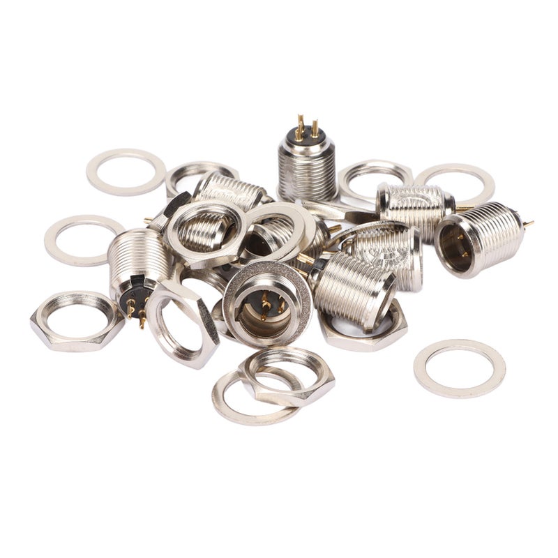 Mini 3 Pin XLR Male Jack Socket Connector XLR Cable Male Socket Base D Connector for Chassis Panel XLR Microphone - Image 4