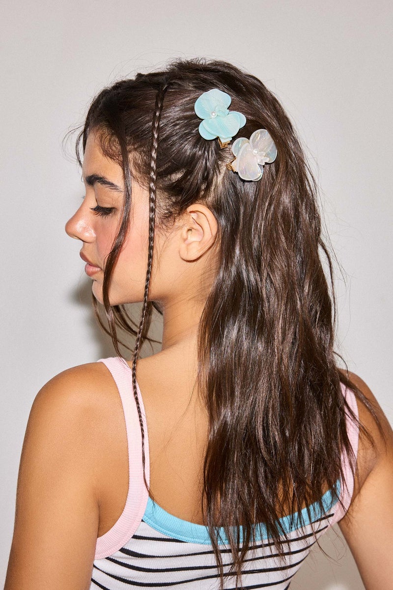 DeFacto Multicolour Woman Woman 2 Piece Floral Hair Clips Casual - Image 1