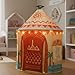 Amplov Tropical Adventure Princess Play Tent for Kids 53x41 IslandThemed PopUp Playhouse with LED Lights Carry Bag Indoor Outdoor Tent for Girls Boys Ages 39 - Image 4