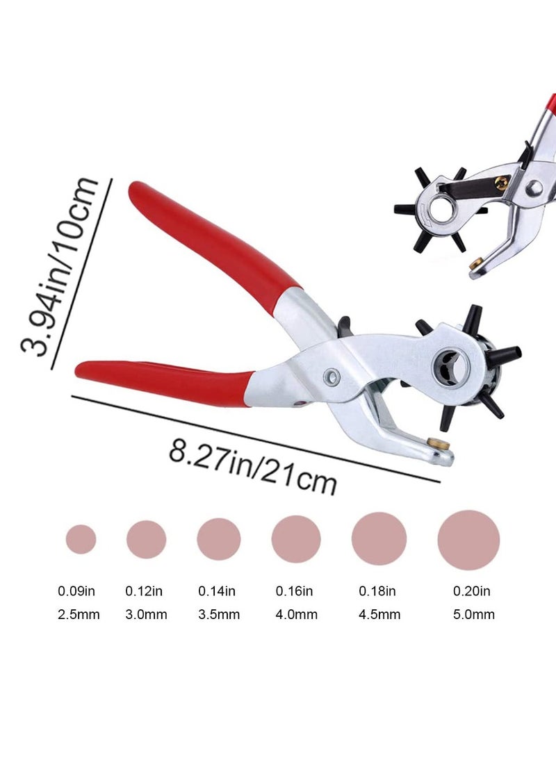 Metal 9 Multifunction Punch Plier - Precision Belt Hole Maker  Repair Tool - Image 5