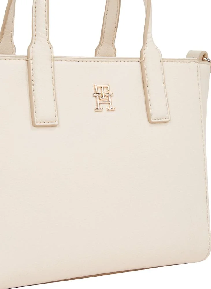 تومي هيلفيغر Logo Detail Zip Over Tote