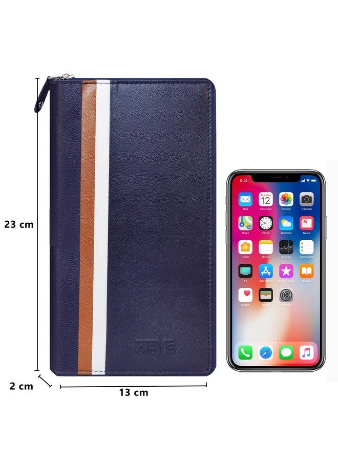 ABYS حامل جواز سفر جلد محمي من RFID متعدد الألوان للرجال والنساء (5117AB1) - Image 3
