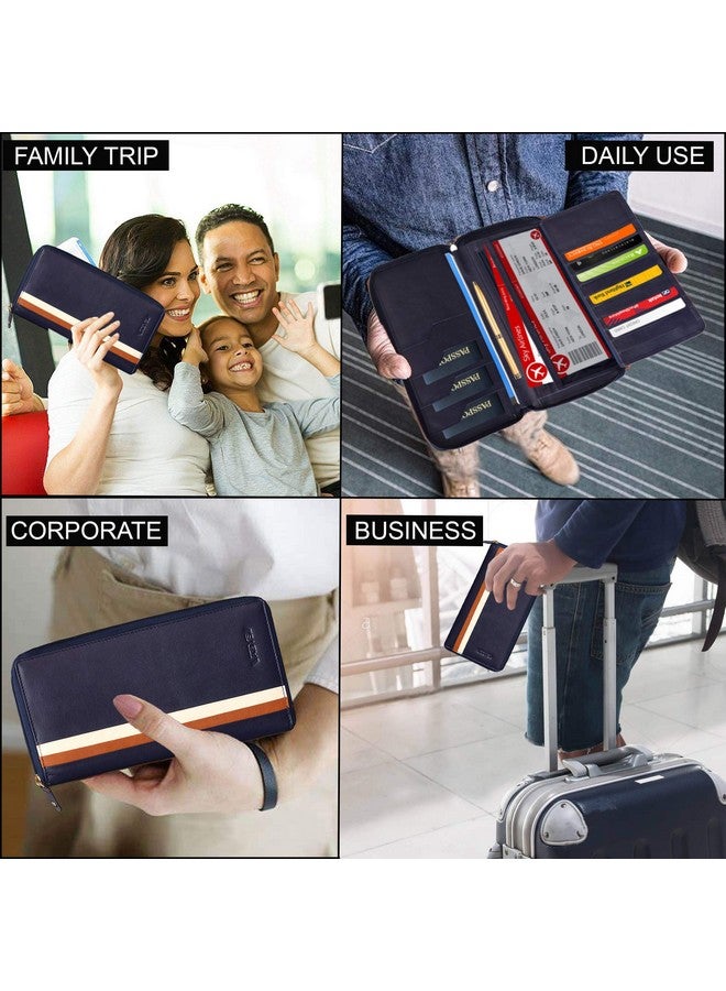 ABYS حامل جواز سفر جلد محمي من RFID متعدد الألوان للرجال والنساء (5117AB1) - Image 5