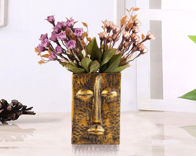VASE FOR HOME DECOR FLOWER POT FACE DESIGN DECORATIVE GARDEN DECORATION VASES HOME DECOR OFFICE DECORATIVE VASES