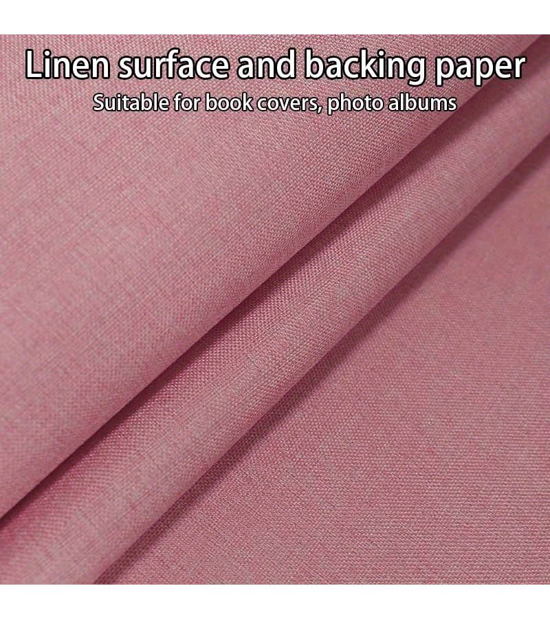 Linen Book Cover Fabric Bright Yellow 15.75x51.18 Inch Premium Bookbinding Supplies DIY Repair Preservation Hardcover Cloth Material - Image 3