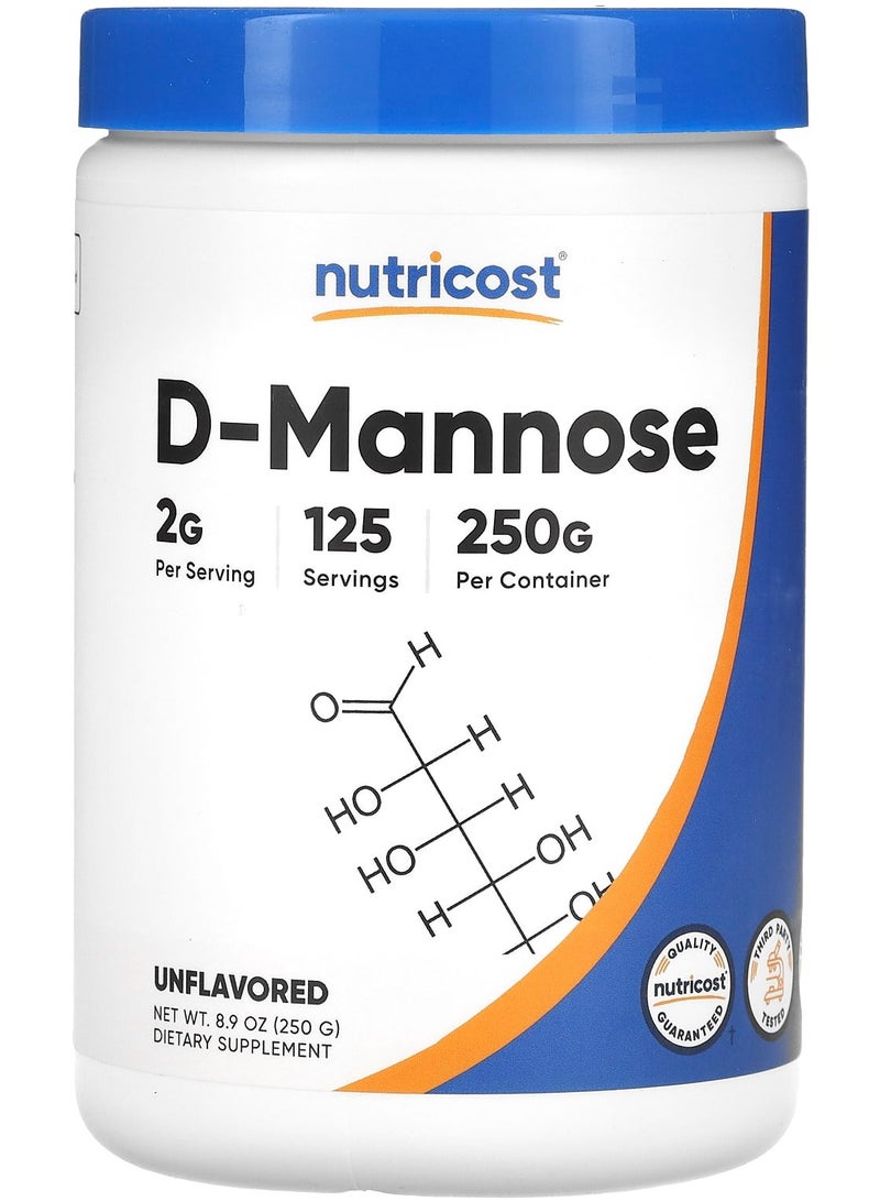 D-Mannose, Unflavored, 8.9 oz (250 g)
