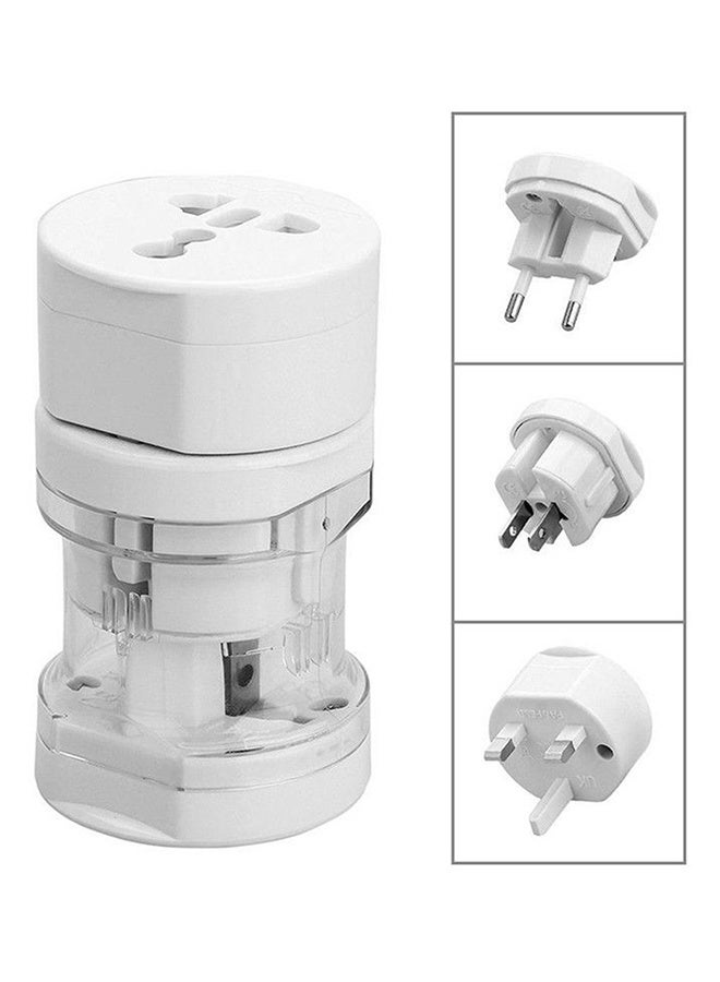 Travel Power Adapter White - Image 1