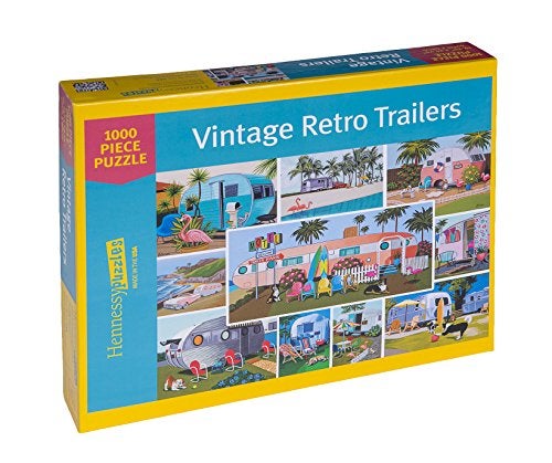 Hennessy Puzzles Vintage Trailer Jigsaw Puzzle - Image 2
