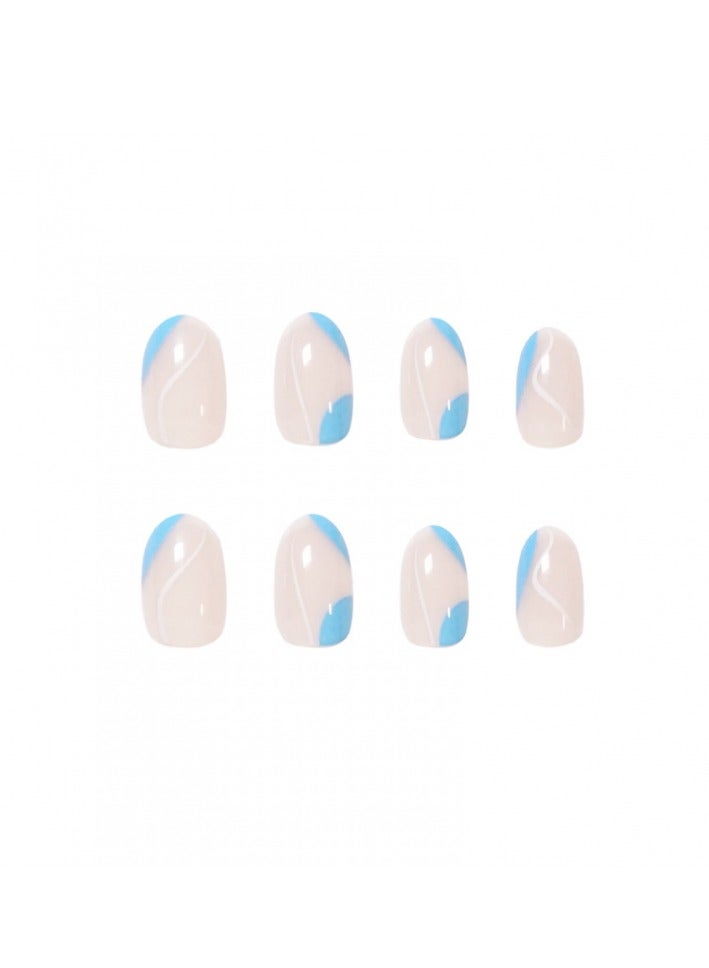 Salon Acrylic Reusable False Nails Set Double Tape and Glue Included - Image 2