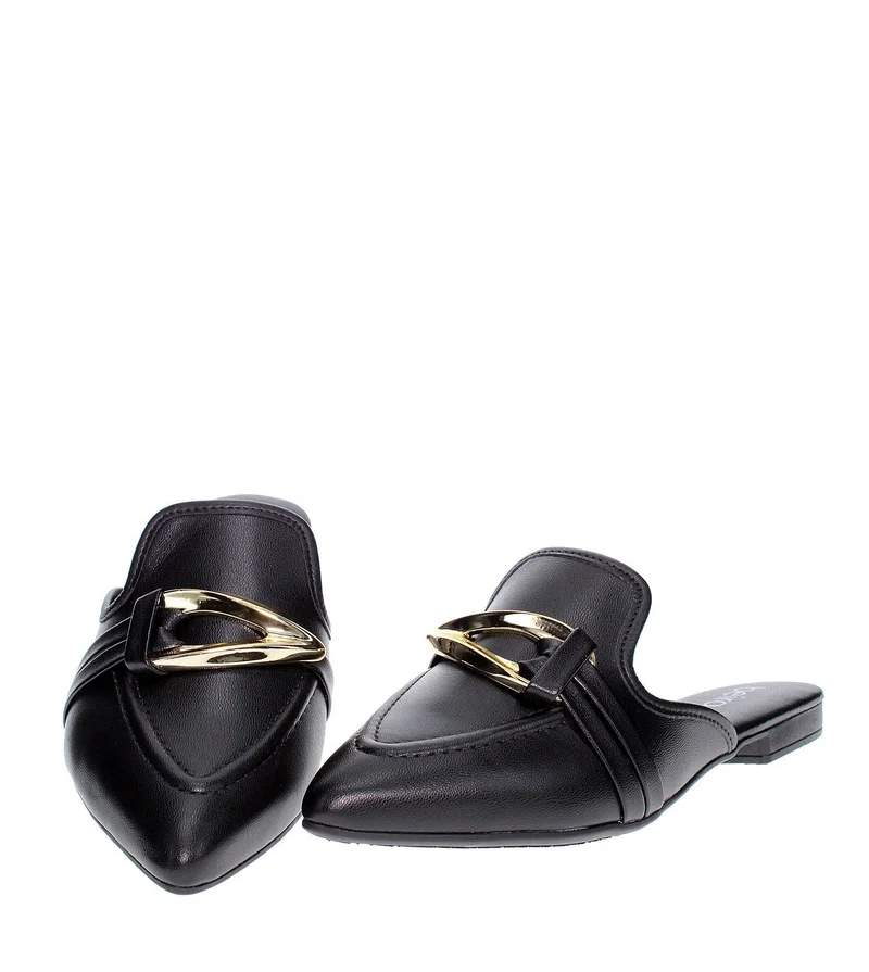 Beira Rio Black Women’s Mules – Stylish Slip-On Footwear with Comfortable Sole & Chic Design for Women | Best Price UAE