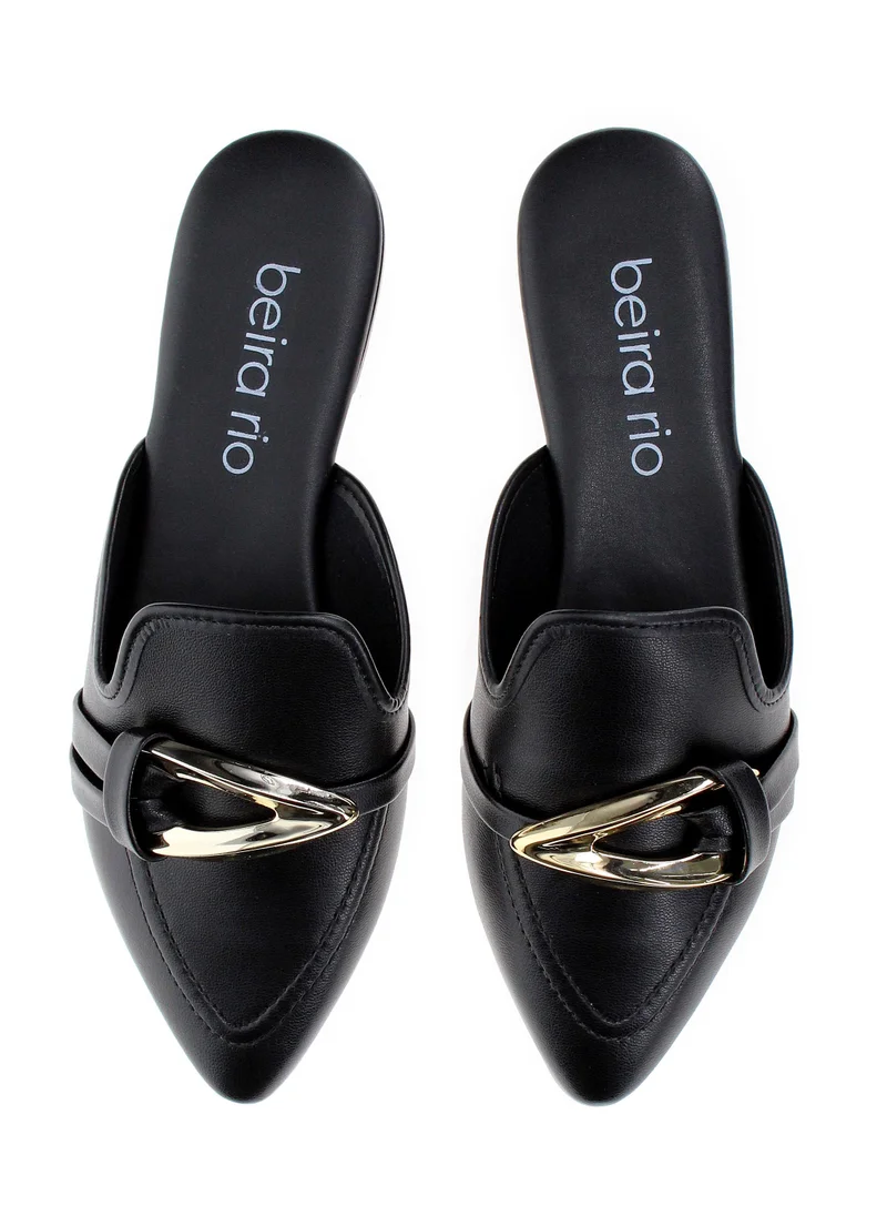 Beira Rio Black Women’s Mules – Stylish Slip-On Footwear with Comfortable Sole & Chic Design for Women | Best Price UAE