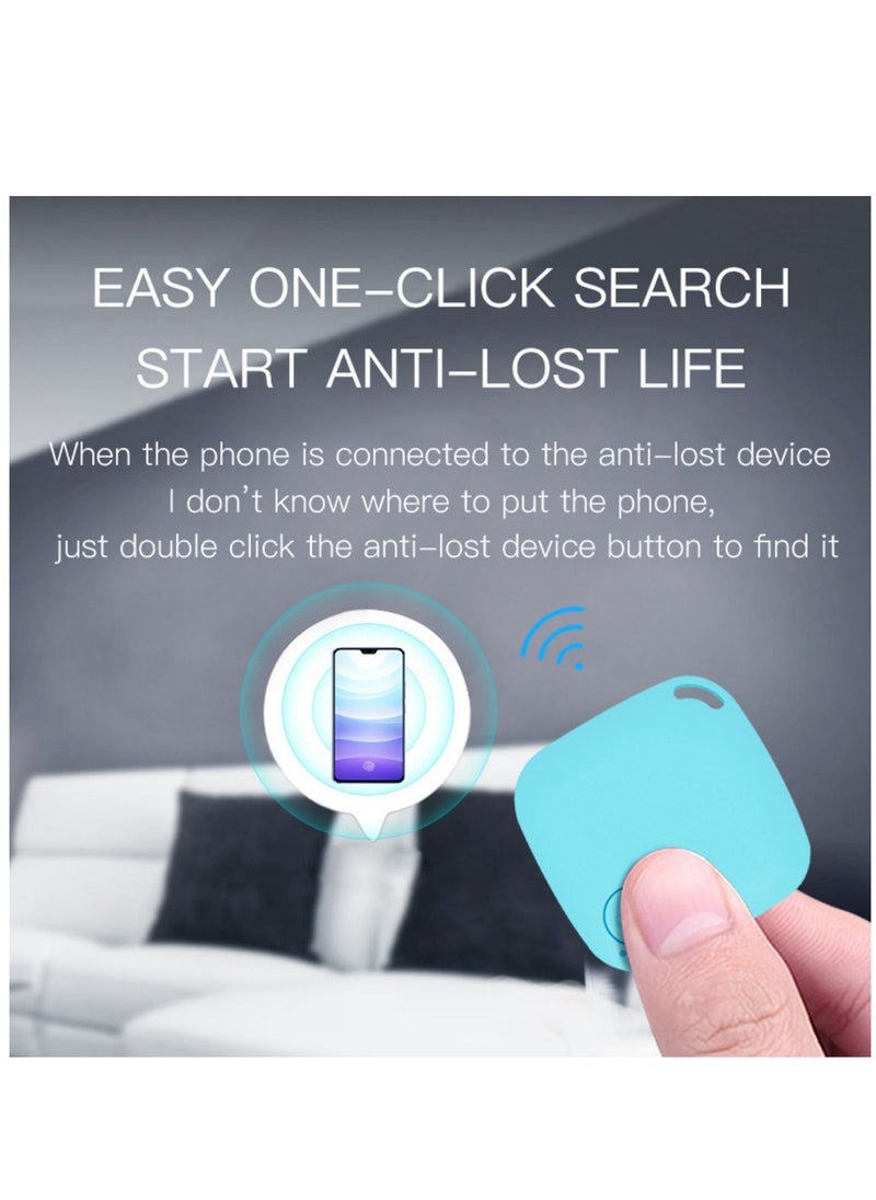 Arabest 5 Pack Key Finder Bluetooth Tracker Smart Item Locator Tracking Luggage Tracker GPS Anti Lost Bluetooth Phone Tracking Device App Control Item Finders with Ropes for Wallet Kids Dog Remote  - Image 4