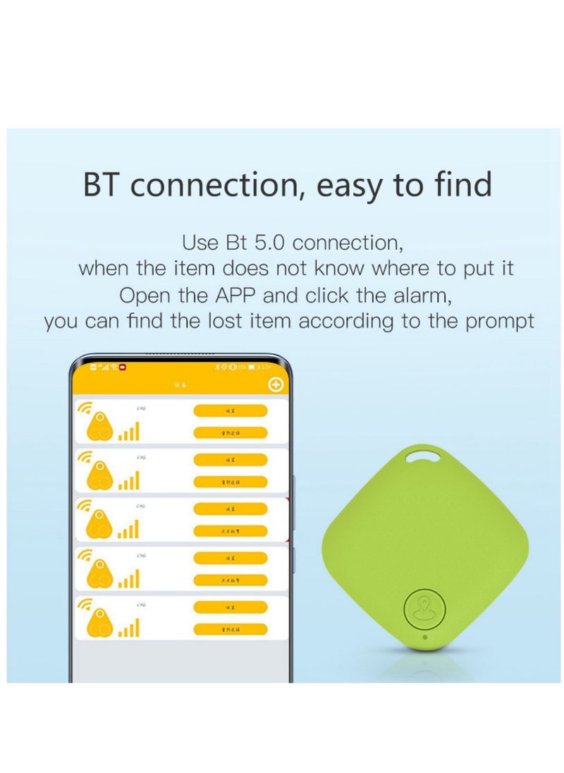 Arabest 5 Pack Key Finder Bluetooth Tracker Smart Item Locator Tracking Luggage Tracker GPS Anti Lost Bluetooth Phone Tracking Device App Control Item Finders with Ropes for Wallet Kids Dog Remote  - Image 5