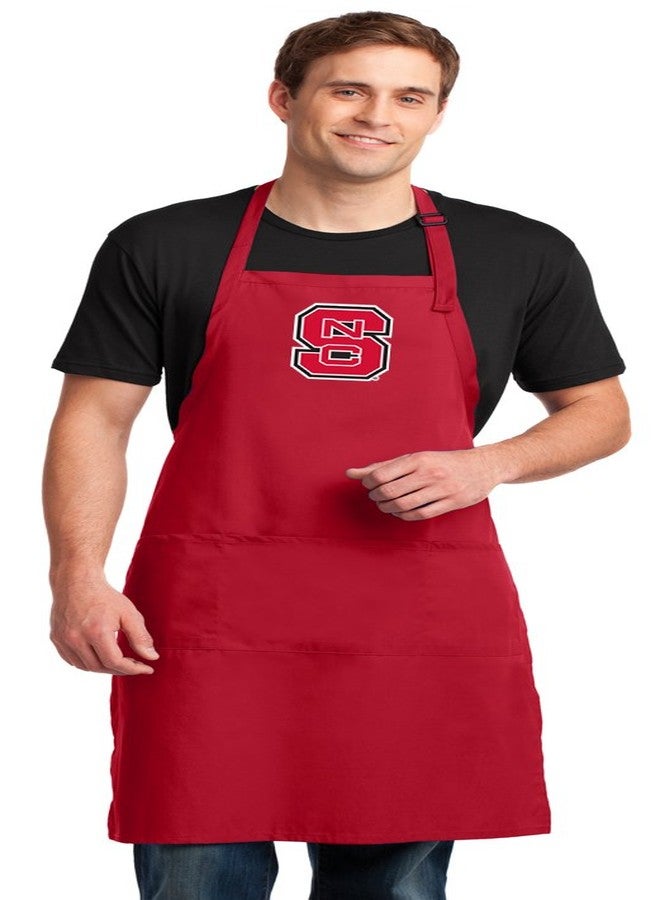 Broad Bay Large NC State Mens Apron or Womens Aprons Top NC State Wolfpack Gift for Him - Image 2