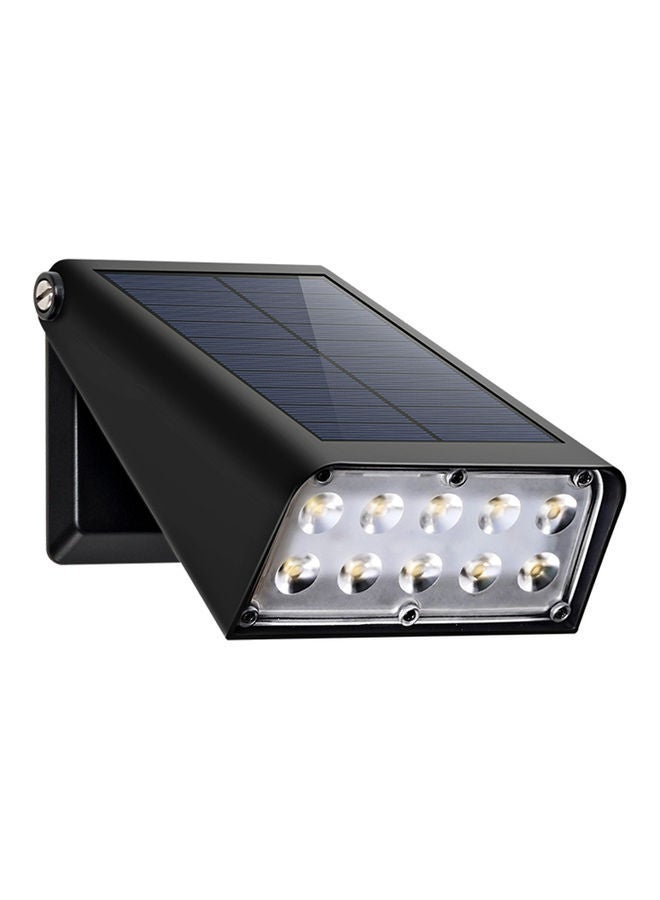 NIBEMINENT 2-Piece Solar Wall Lamp Black  - Image 4
