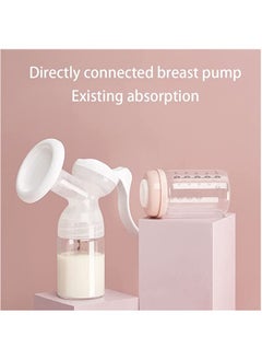 Be a better mom Breastmilk Glass Bottles Storage 2pcs with Leak Proof Lids 150ml Reusable Wide Neck Bottles Best for Breast Milk Collection & Storage Solution BPA Free Fits Most Breast Pumps  - Image 3