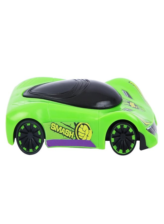 SKOODLE Marvel Pull-Back Hyper Car for Kids - Hulk Edition, Marvel Inspired Toy Cars with Sturdy and Long-Lasting Construction, Enhances Motor Skills and Fun Vehicle Toy for Gifting - Green - Image 2