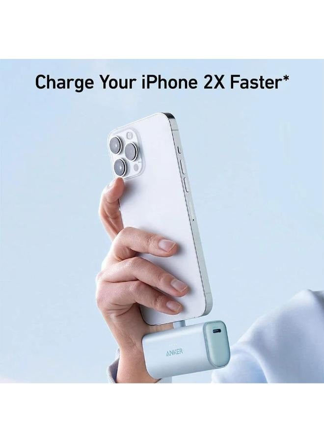 Anker 5000.0 mAh Anker Portable Charger with Built-in Lightning Connector, MFi Certified, Battery Pack 5,000mAh 12W, Compatible with iPhone 14/14 Pro / 14 Plus / 14 Pro Max, iPhone 13 and 12 Series-Black - Image 5