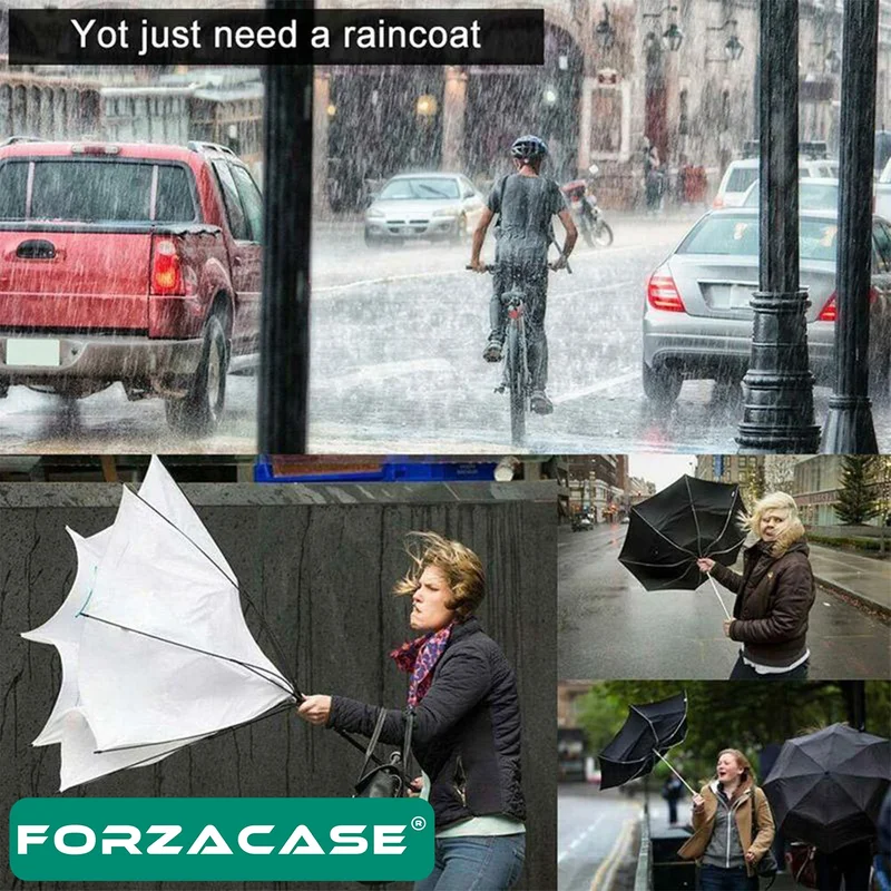 Forzacase Practical Wind and Rain Protective Eva Raincoat for Men and Women - FC011