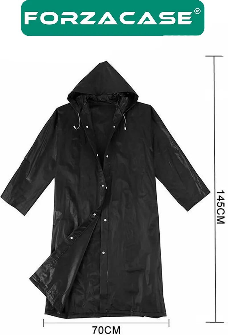 Forzacase Practical Wind and Rain Protective Eva Raincoat for Men and Women - FC011