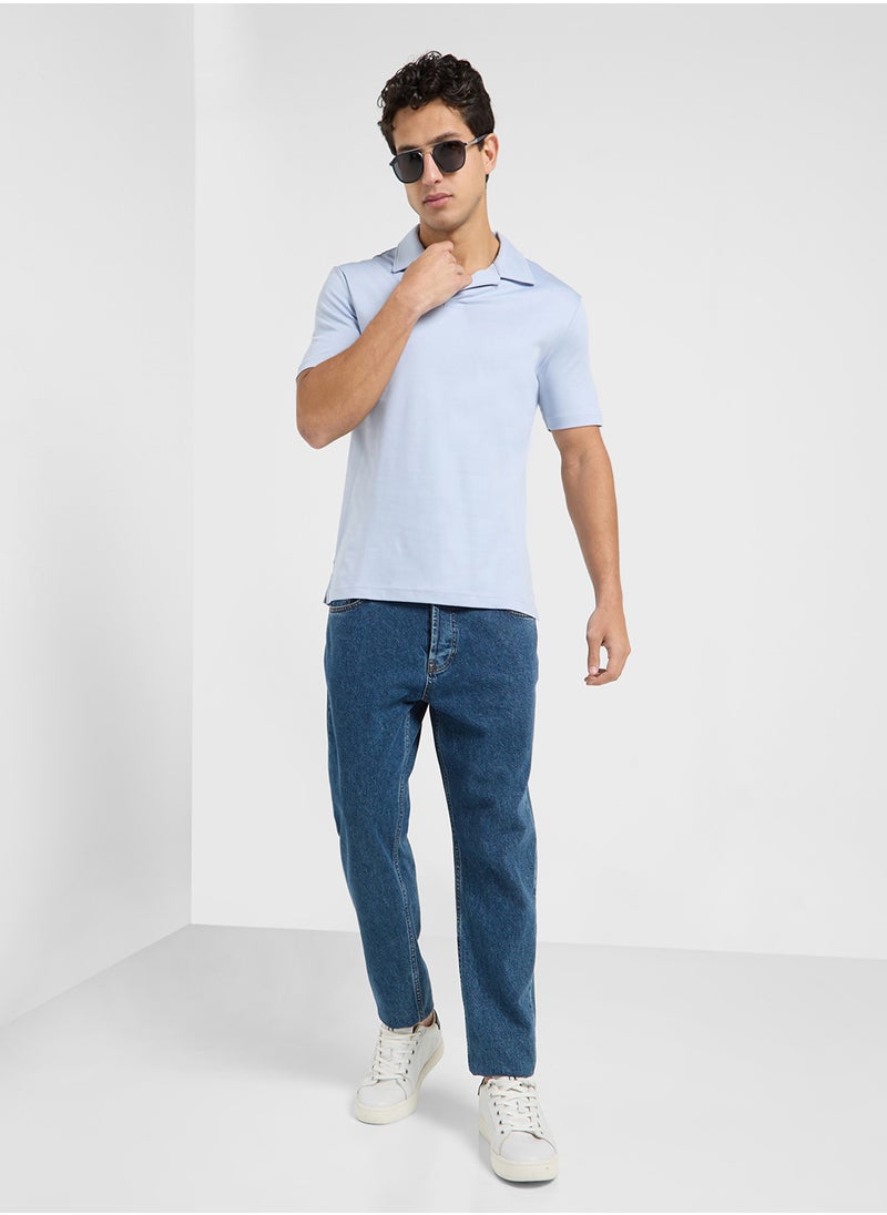 CALVIN KLEIN Cuban Collar Short Sleeve Polo  - Image 4