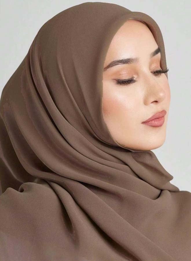 Square Scarf Cotton Hijab Jacquard Hijabs Shawl Viscose Scarfs Light and Comfortable Headscarf 110cm*110cm  - Image 2