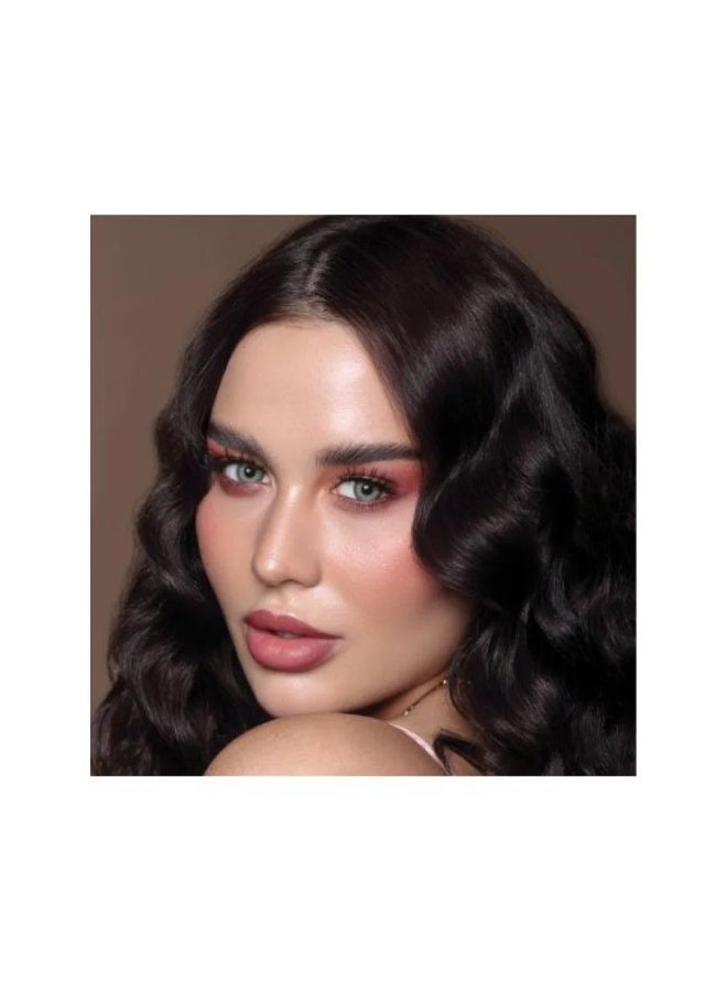 Dahab contact lenses, color (Sabreen Gray Green) #5, for daily use - Image 2