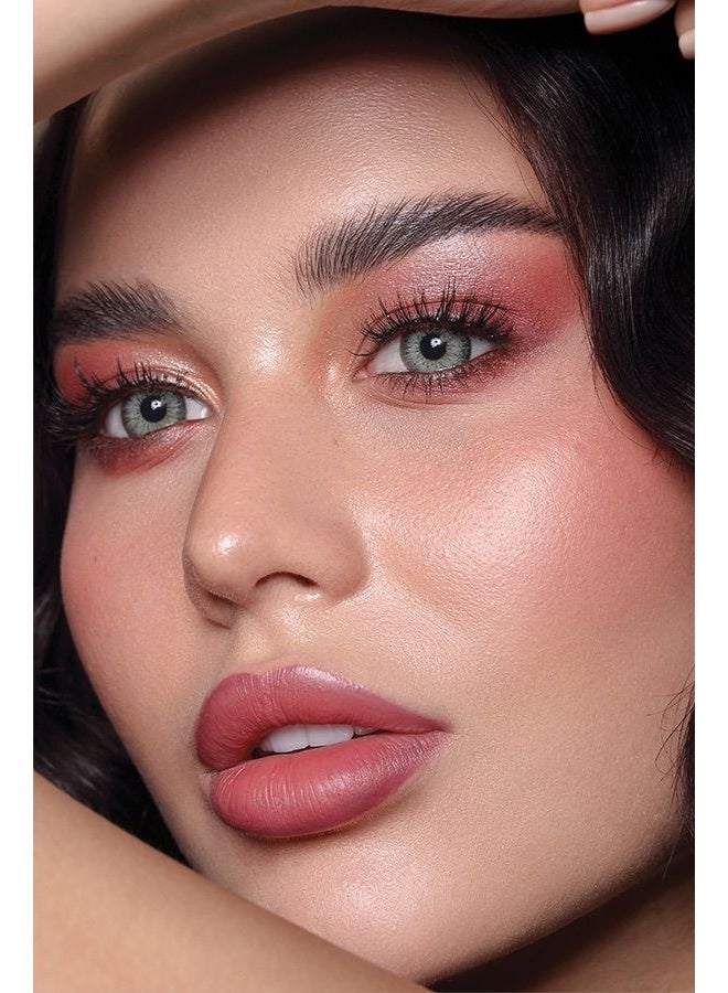 Dahab contact lenses, color (Sabreen Gray Green) #5, for daily use - Image 1