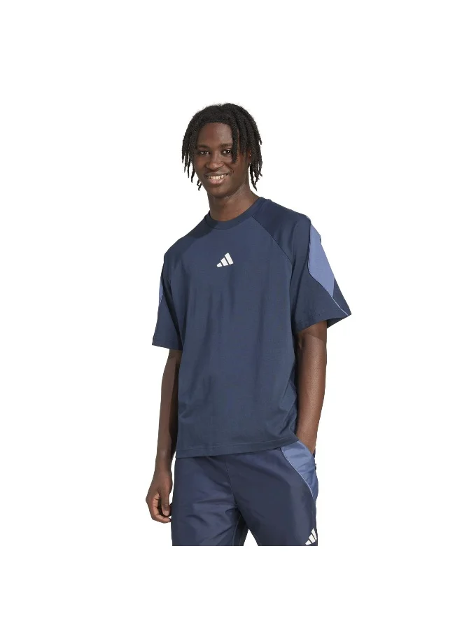 Adidas Adidas M Stadium Tee Blue T-Shirt (Short Sleeve) T-Shirts For Men