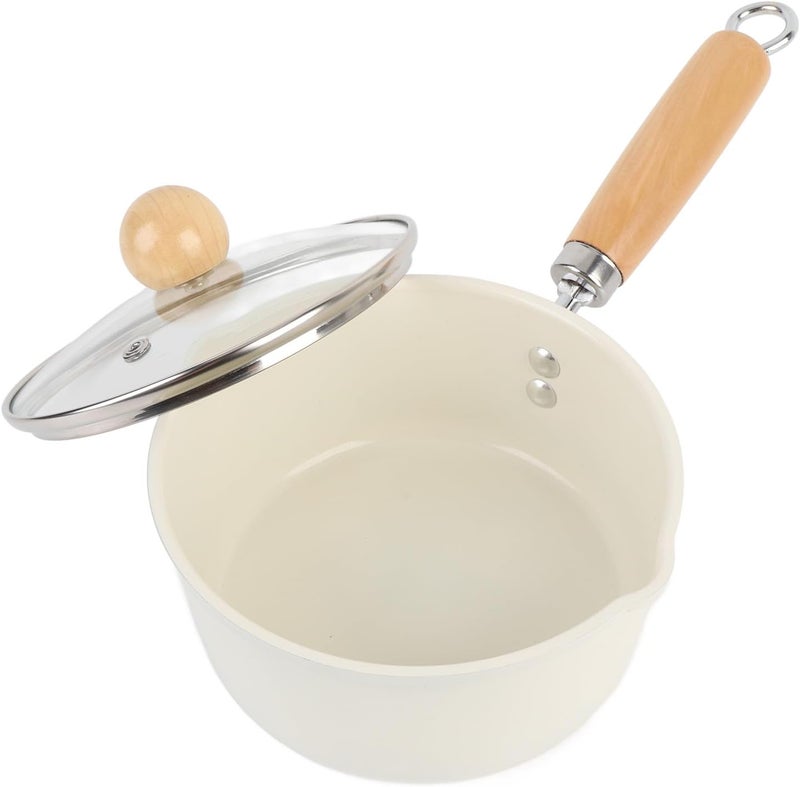 Kitchen Tools Nonstick Stock Pot Small Cooking Pot Multipurpose Handy Sauce Pot Small Kitchen Cooking Pot Multifunctional Cooking Sauce Pot for Home - Image 1